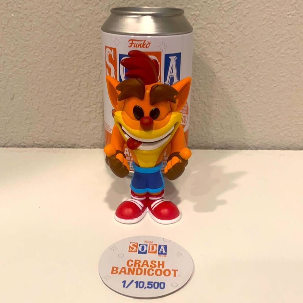 Funko soda Crash Bandicoot vaulted